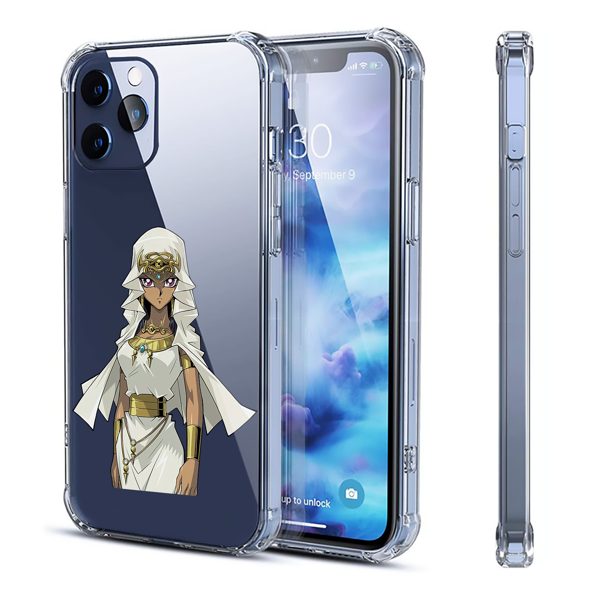 （画像用） 遊☆戯☆王 Yu-Gi-Oh! 【iPhone 12シリーズ対応】透明スマホケース（クリアソフトケース）